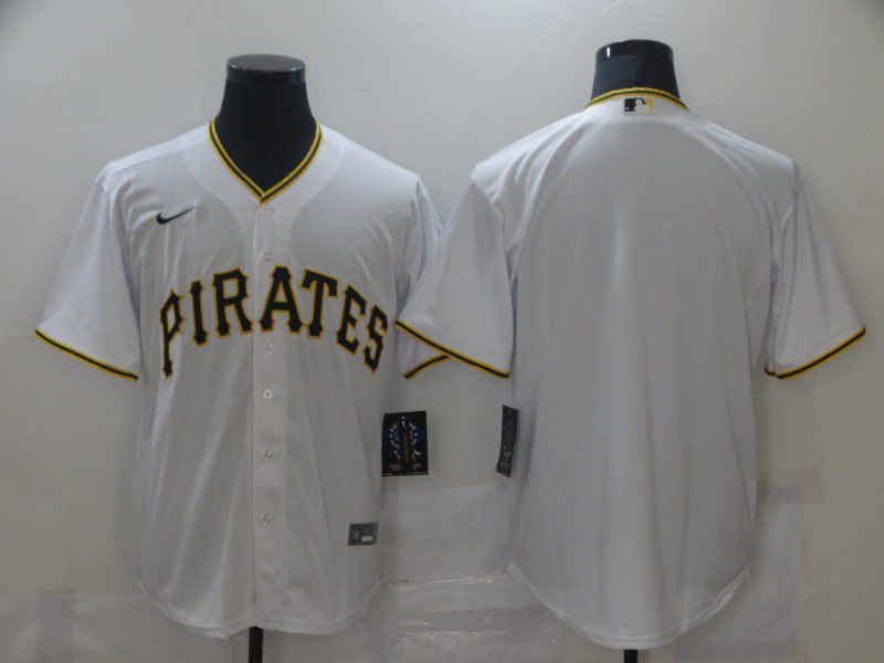 Men Pittsburgh Pirates Blank White Game Nike MLB Jerseys->pittsburgh pirates->MLB Jersey